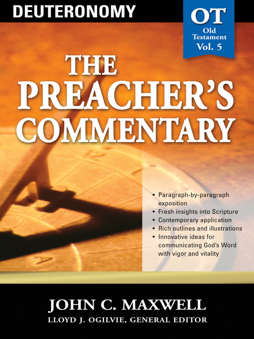 Title details for The Preacher's Commentary--Volume 05 by John C. Maxwell - Available